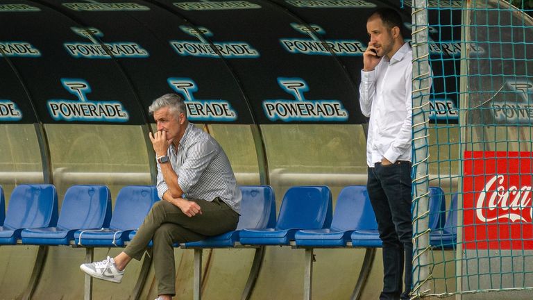 Roberto Suárez y Agustín Lleida, en El Requexón