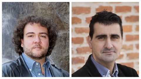 De izquierda a derecha, los directores José Miguel Pérez-Sierra (musical) e Ignacio García (escena).