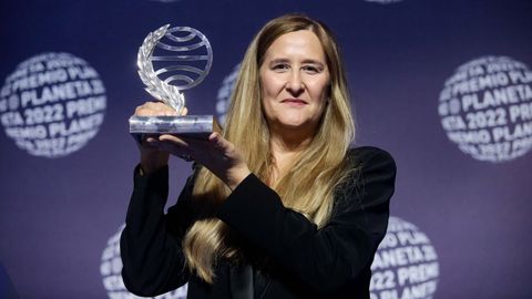 La autora Luz Gabás, ganadora del Premio Planeta