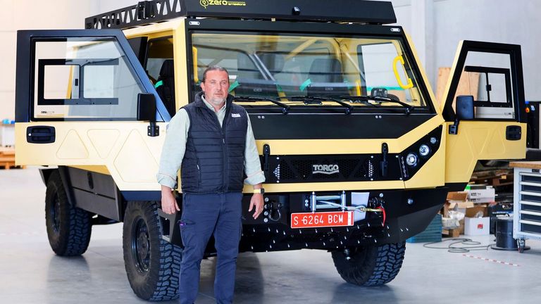 Torgo: la «bestia» gallega cien por cien eléctrica que el Gobierno estudia comprar