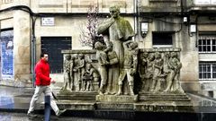 Esculturas de extranjeros en Vigo