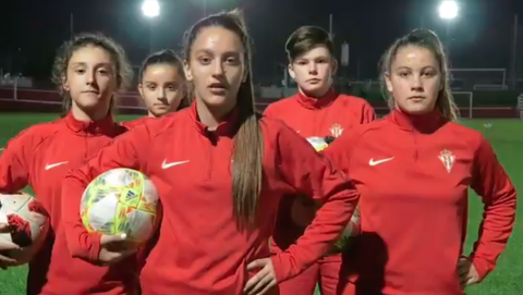 Jugadoras Sporting femenino