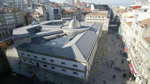 Vista area del Museo de Arte Contemporneo de Vigo