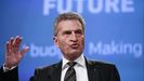 El comisario alemn Gnther Oettinger