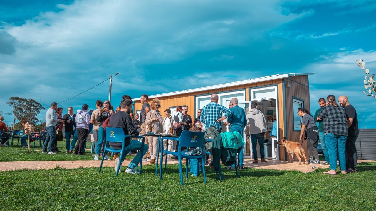 Inauguracin del cmping Balea House.Rachel, en A Pobra de Trives, en junio del ao pasado.