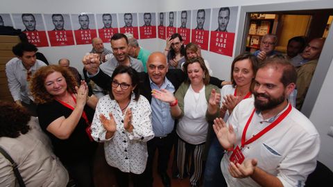 Seguimiento de los resultados en el PSOE de Pontevedra