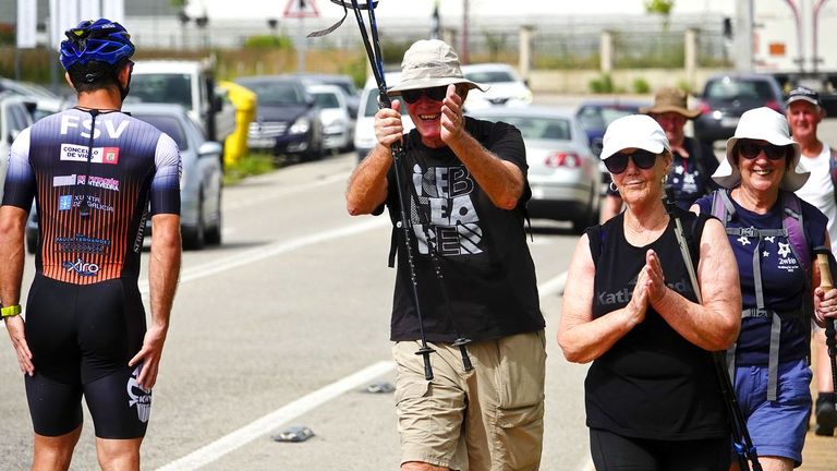 La Xunta reclama la señalización del Camino de Santiago con una marcha popular en Vigo
