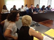 La concejala Mar�a Jes�s Gonz�lez Toel ejerci� de alcaldesa ante la ausencia de Manuel Rivas