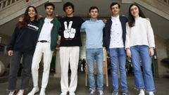 Seis de los mejores alumnos de la ABAU 2022 en Pontevedra de institutos pblicos