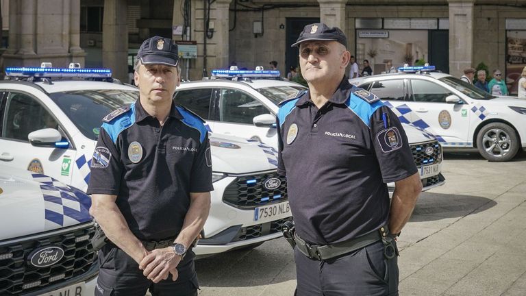 Fin a más de treinta años como policías locales en Ourense: accidentes de tráfico, patrullas a pie y ladrones conocidos