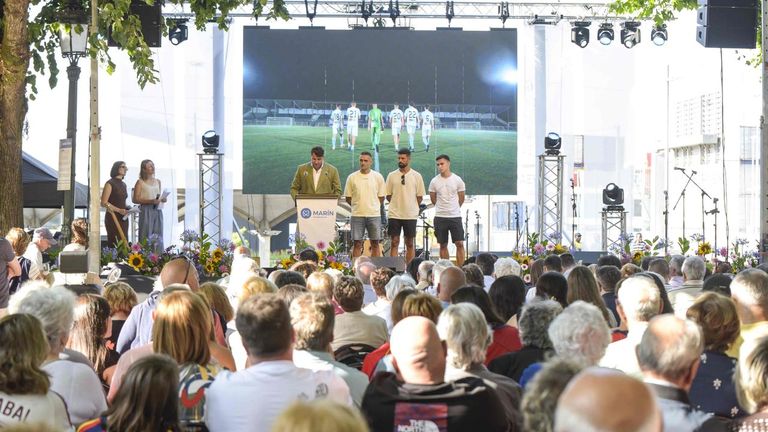 El presidente del Marín CF, en el pregón de las fiestas: «La emoción del Carmen y la alegría del ascenso se unen en un mismo sentimiento»