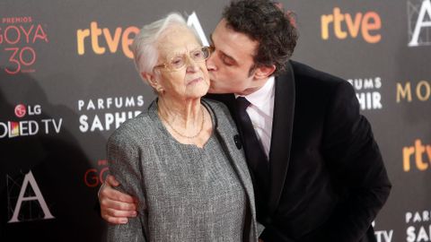 Daniel Guzmn y su abuela Antonia Guzmn
