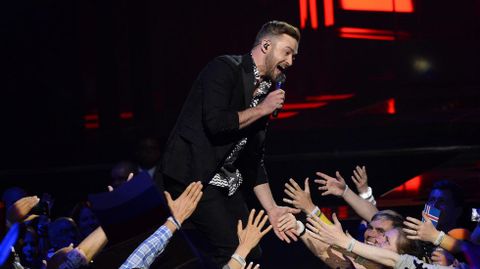 Actuacin de Justin Timberlake.