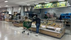 Zona de Listo para Comer en el nuevo supermercado Mercadona de Narn. 