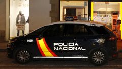 Un coche patrulla de la Polica Nacional de Viveiro, en una imagen de archivo