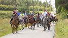 Imagen de archivo de una ruta cabalar en Golmar, A Laracha