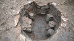 Restos de hornos de cermica del siglo V