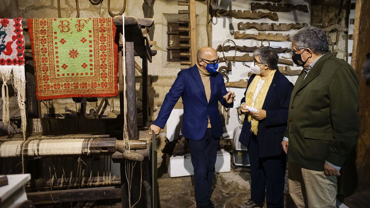 As se ver el campamentoAir Fervenza.Jos Manuel Baltar, Araceli Mercedes Liste y Jos Luis Valladares.