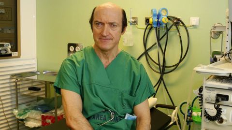 Adolfo Baloira, neumólogo del hospital de Pontevedra.