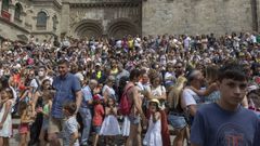 El Da de Galicia desborda Santiago de fiesta