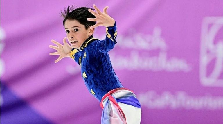 Gael Fernández, patinador de 10 años del Gondomar, gana dos medallas en la World Cup