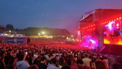 Concierto de Maroon 5 tras reanudarse el Gozo Fest