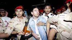 Messi, custodiado en Arabia