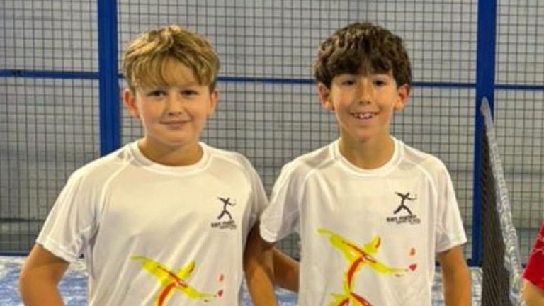 Lucas García y Mateo García de los Reyes, al máster final nacional de pádel