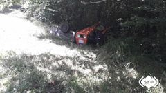 Accidente de tractor en Parres
