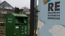 Uno de los 13 contenedores de recogida de aceite usado que hay en Allariz