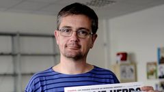 El director de Charlie Hebdo, Charb. 