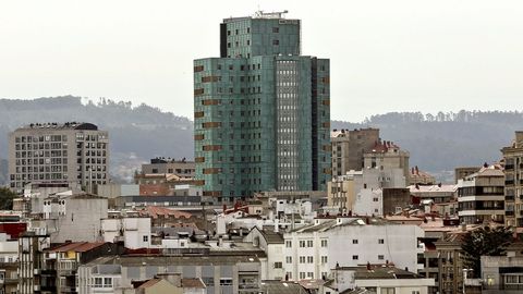  Vista del antiguo Hospital Xeral de Vigo, donde se ubicar la Cidade da Xustiza