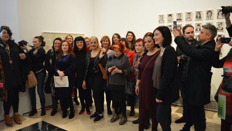 Artistas e colectivos lucenses no Thyssen no 2017 cando presentaron «Espazo da memoria».