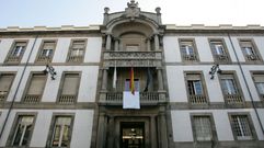 Fachada del edificio de la Deputación de Ourense