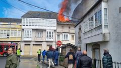 Incendio en una vivienda unifamiliar de Rabade