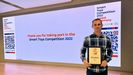 Fran Bellas, catedrático de Computación e Intelixencia Artificial, recogió el premio en Dubai 