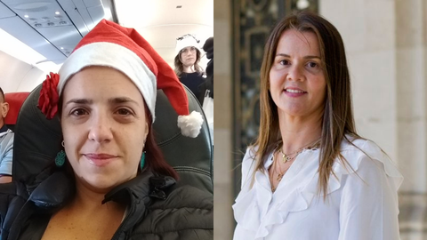 Estefana (izquierda) y Sonia (derecha) pasaron solas la Navidad.