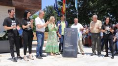 Descubrimiento del ttem conmemorativo por ser Campo Lameiro Capital del Turismo Rural 2023