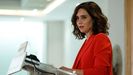 La presidenta madrilea, Isabel Daz Ayuso, este jueves en un desayuno informativo organizado por Europa Press.