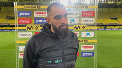 El delantero del Celta Borja Iglesias, tras el partido de este domingo ante el Villarreal.