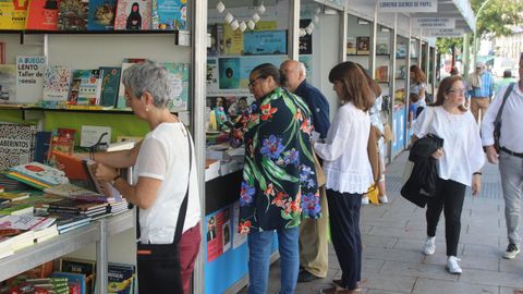 Imaxe da feira do libro da Coruña na súa edición do ano pasado