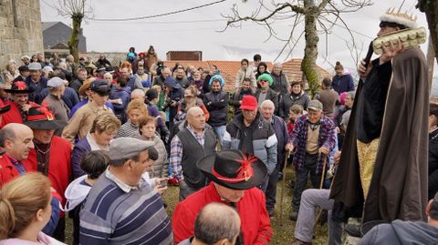 Celebracin del Rei do entroido de Covelo, en Meln