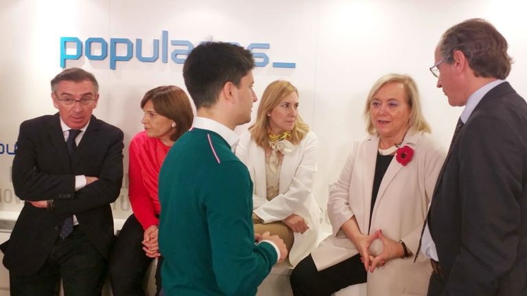 Mercedes Fernándo en la a reunión del Comité Ejecutivo Nacional celebrada en Madrid