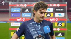 Marcos Alonso, tras el partido de este lunes entre Celta y Sevilla.