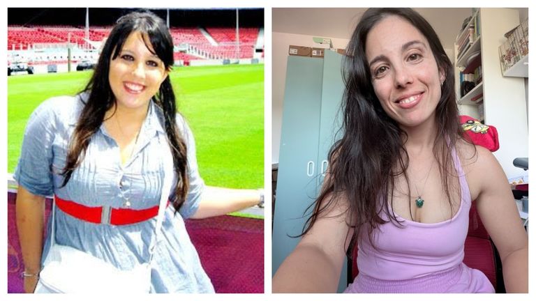 María Corbacho perdió 50 kilos: «Llegué a pesar 105. Me miraba al espejo y no me reconocía»