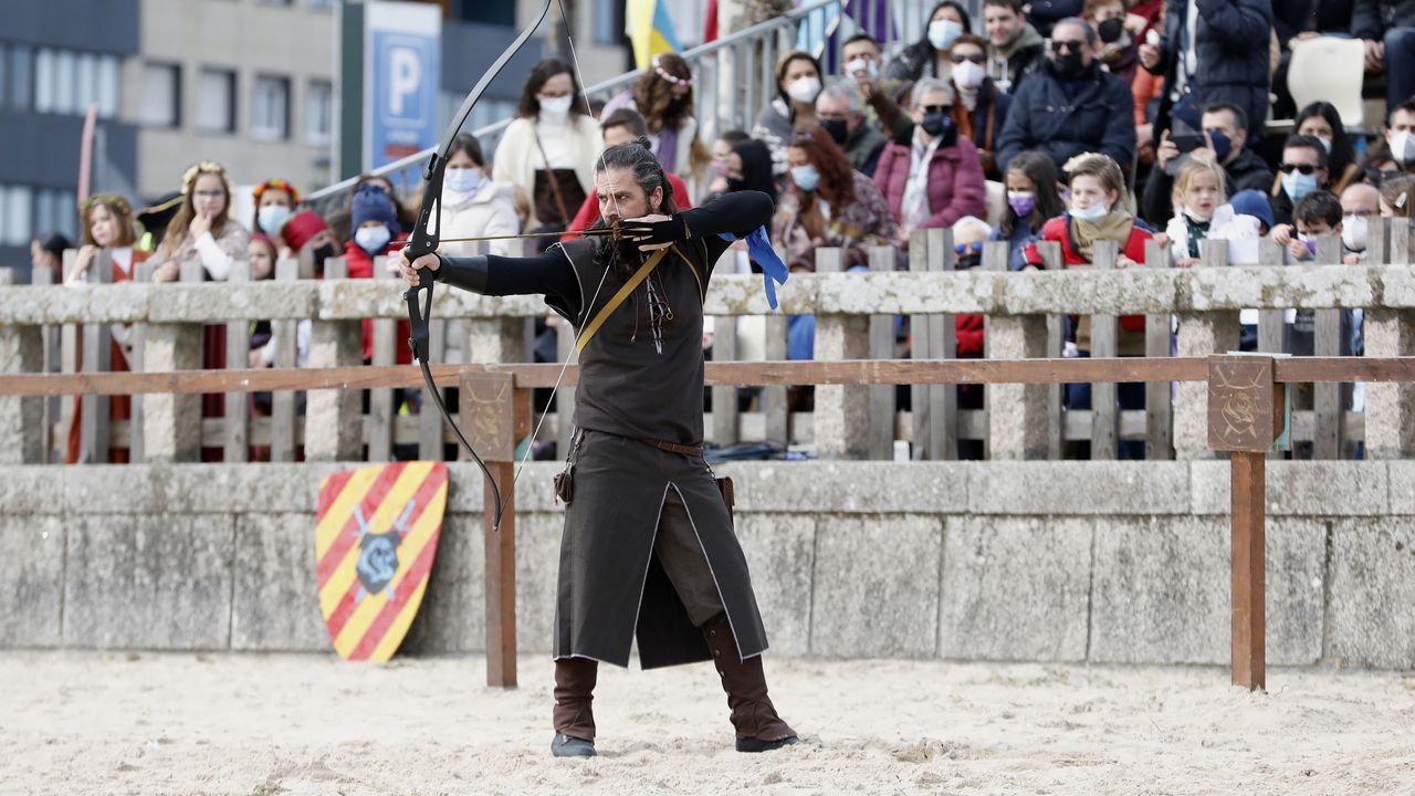 La Arribada regresa a Baiona tras la pandemia.El cocido es el plato estrella en la Festa da Cachucha de O Carballio.