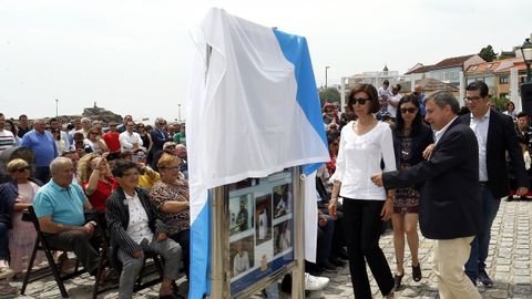 ACTO DEL HOMENAJE A PLACIDO BETANZOS EN EL QUE BAUTIZO´CON SU NOMBRE EL PASEO MARITIMO DE PALMEIRA