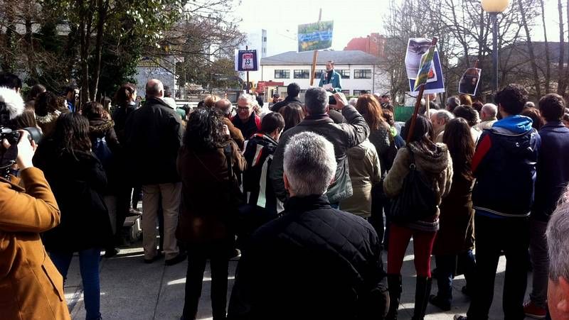 �No a la tala� en Sarria