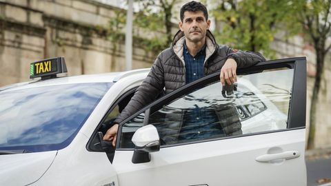 Parada de taxis del Xardín do Posío
Francisco Javier Álvarez Pérez, presidente de la Asociación de taxistas de Ourense.