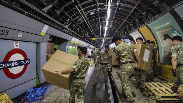 El cuartel invisible del ejército británico